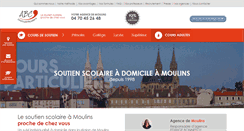 Desktop Screenshot of moulins.abc-coursparticuliers.com
