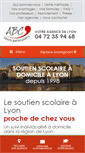 Mobile Screenshot of lyon.abc-coursparticuliers.com